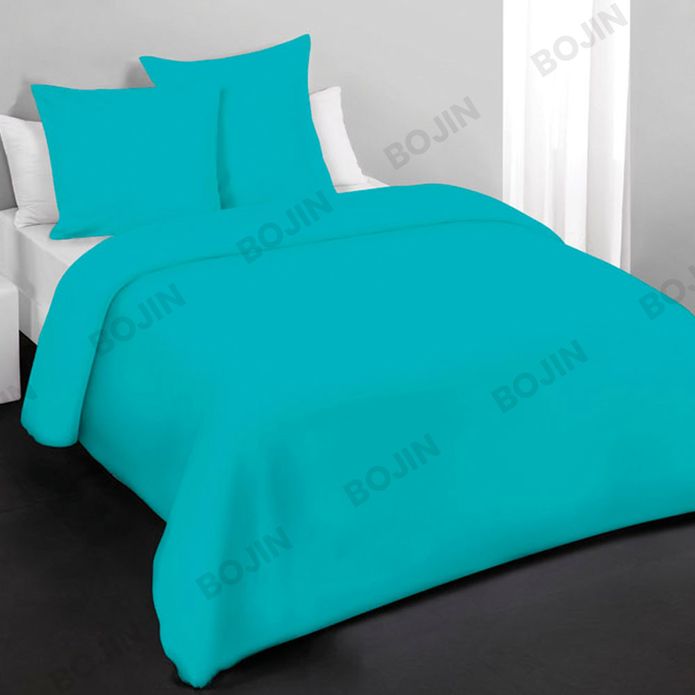 2-3 stuks 100% polyester geel dubbel dekbed microvezel dekbed solide beddengoedset